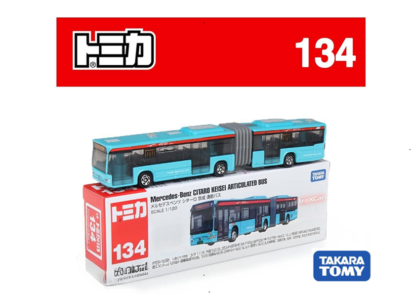Tomica No. 134 - Mercedes-Benz Articulated Bus