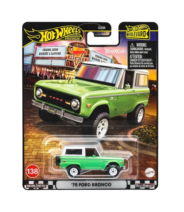 [Japanese Edition] Hot Wheels Premium 1:64 - Hot Wheels Boulevard - '75 FORD BRONCO